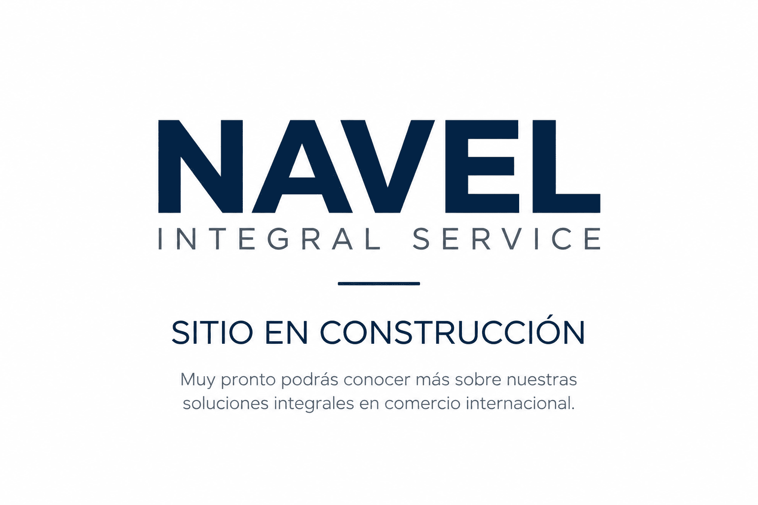 NAVEL Integral Service - Sitio en construcción